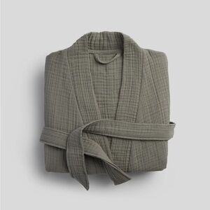 Parachute Cloud Cotton Robe in Moss